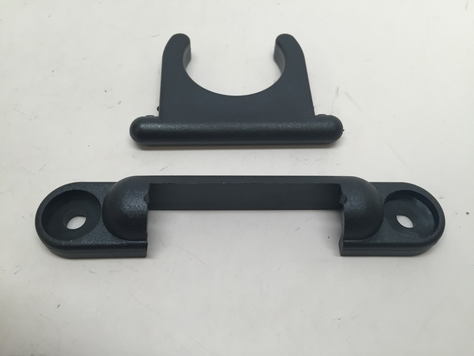 MARINE BOAT CANOE KAYAK PAIR OF BLACK NYLON FOLDING PADDLE CLIP 1-1/4″ DIAMETER