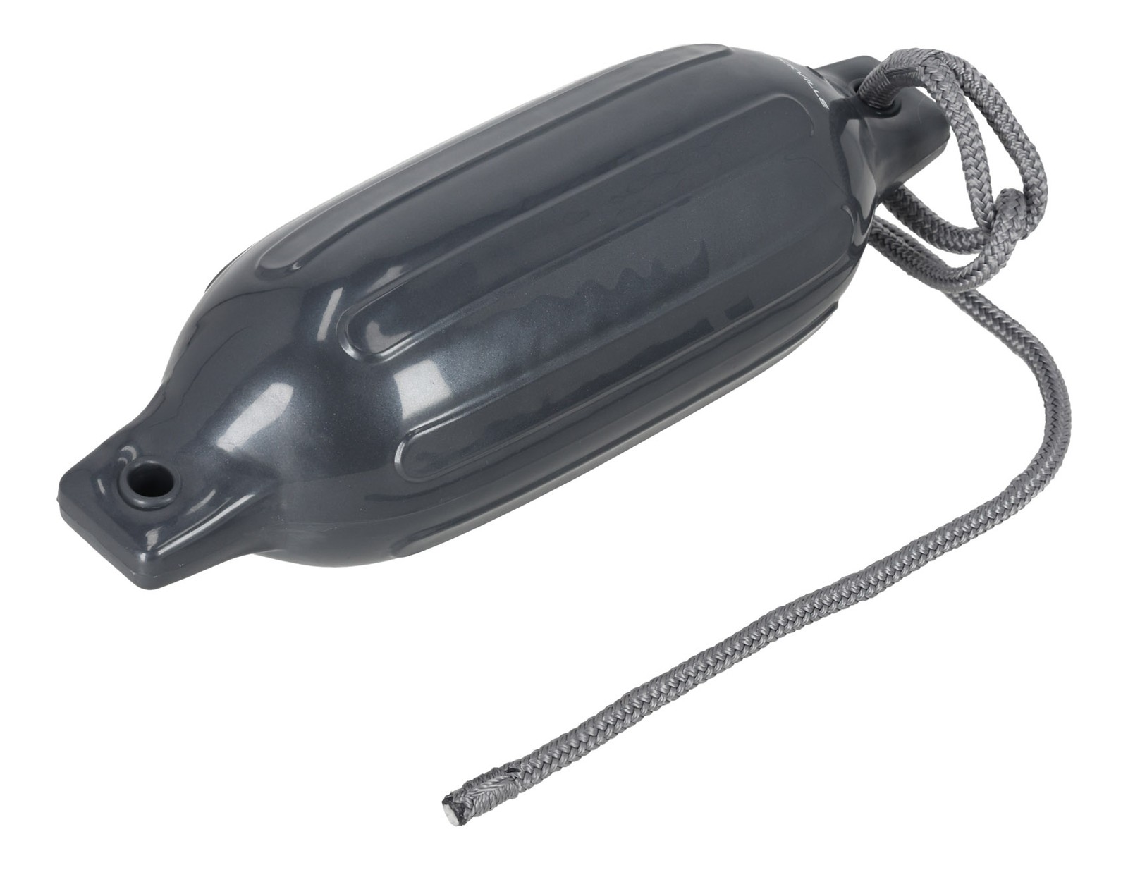 Rockville FEN245-GREY Boat Fender Package 2 Bumpers 4.5″x16″, 2 Lines + Pump