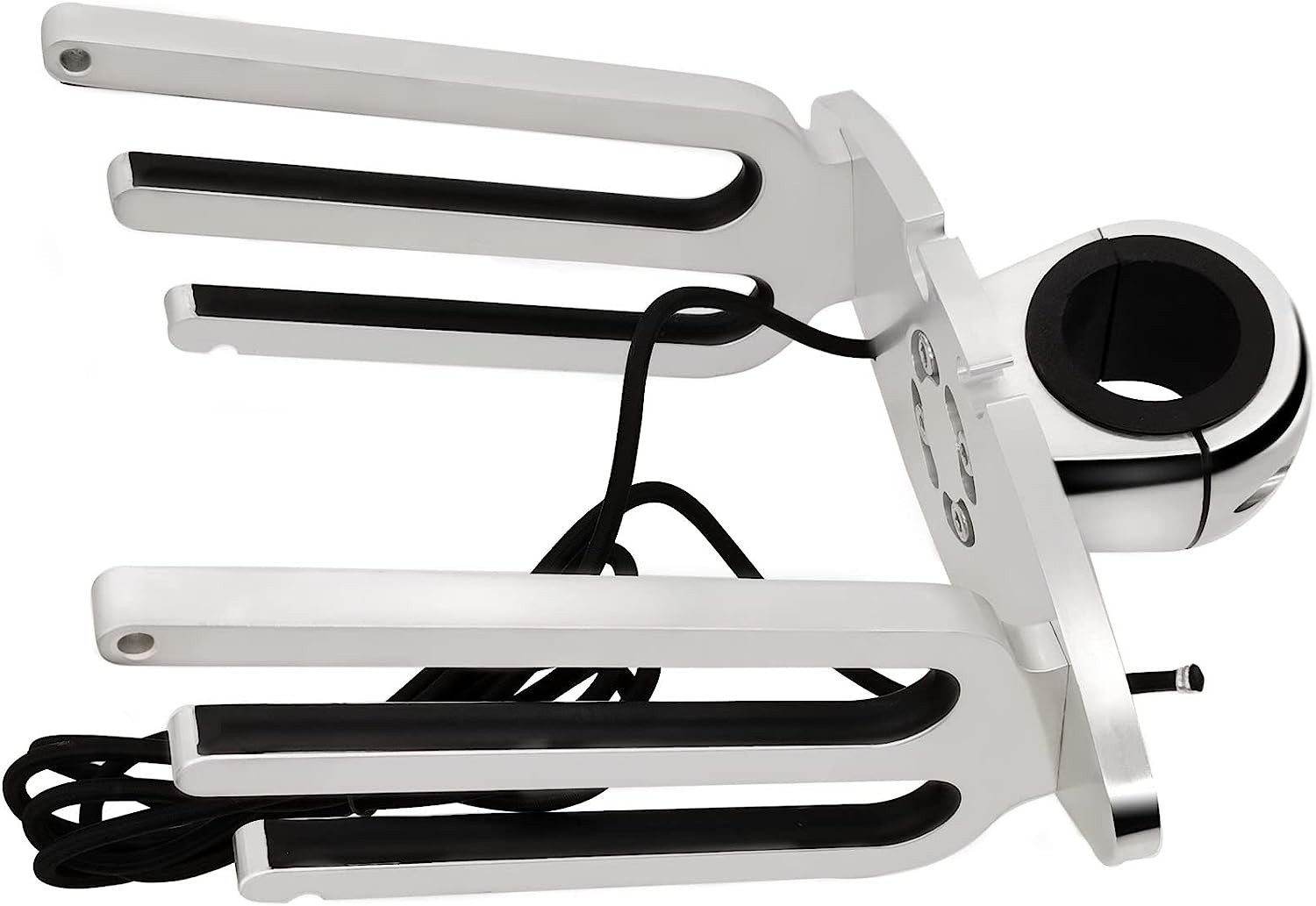 Boat Wakeboard Rack Aluminum Polished Wakeboarding Tower Holder Adjustable Clamp