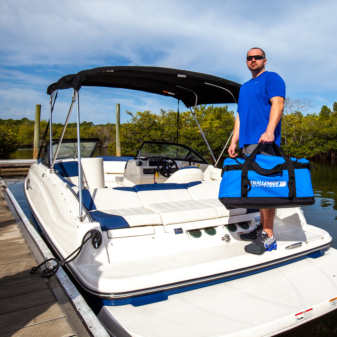 MARINE DUFFEL DRY BAG for boating, camping, Hiking, Kayak, Large Water Resistant