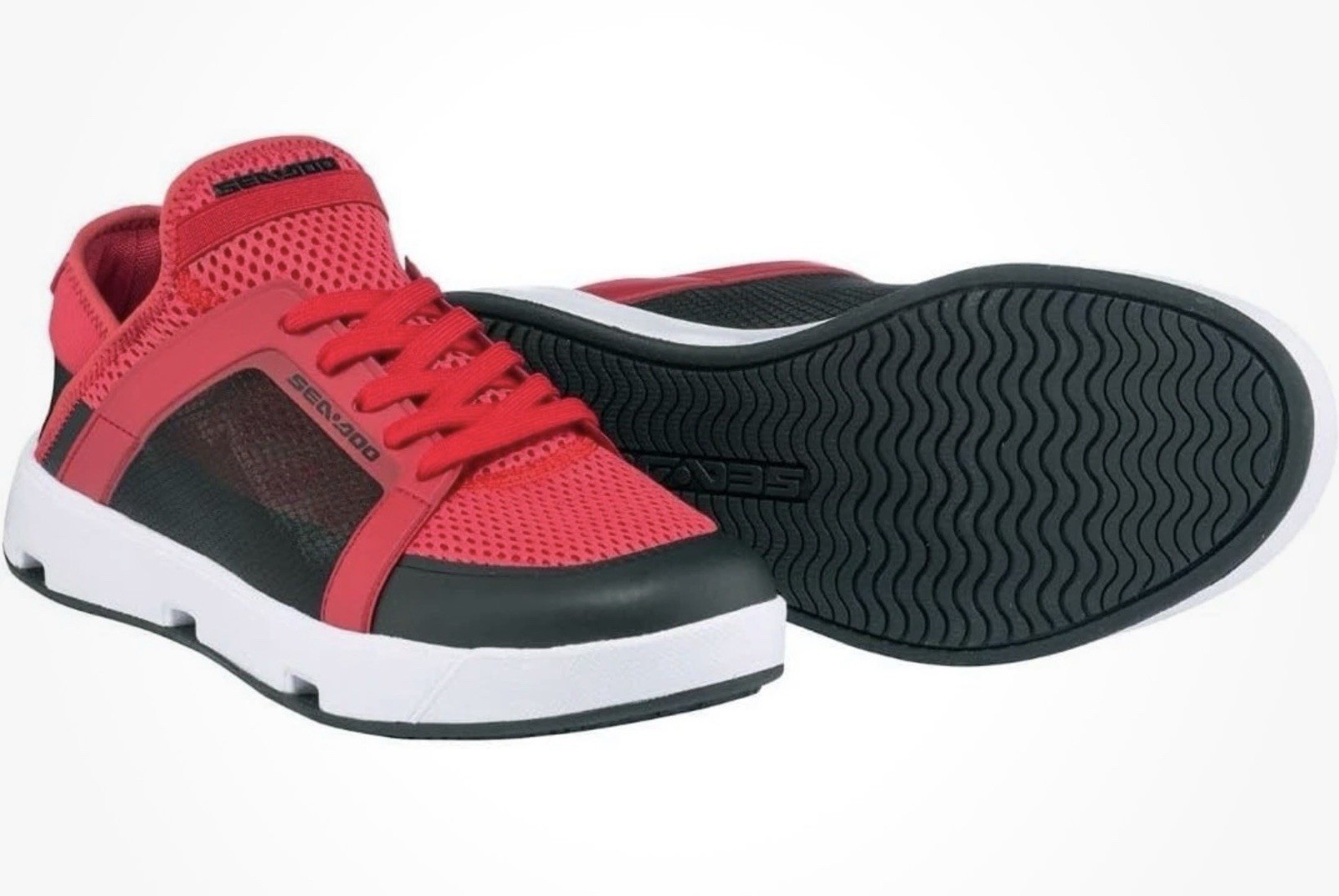 New Red / Black Sea Doo PWC Jet Ski Riding Water Shoes Mens Womens Unisex Size 5