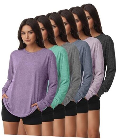 Kinglaman 6 Pack XX-Large 1 Black 1 Gray 1 Blue 1 Purple 1 Dark Pink 1 Green