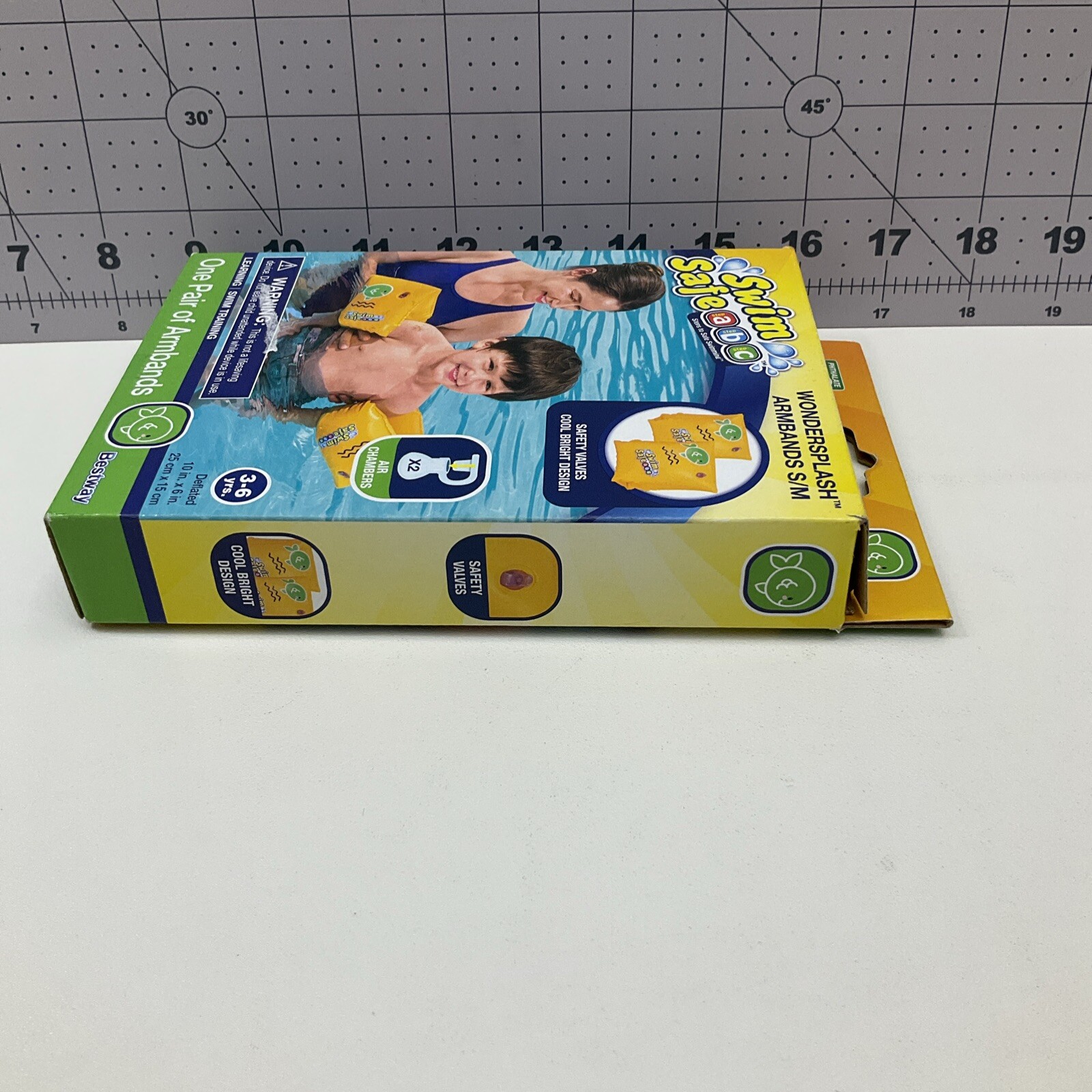 Swim Safe ABC Yellow Armbands Swimming Size S/M 3-6 Years