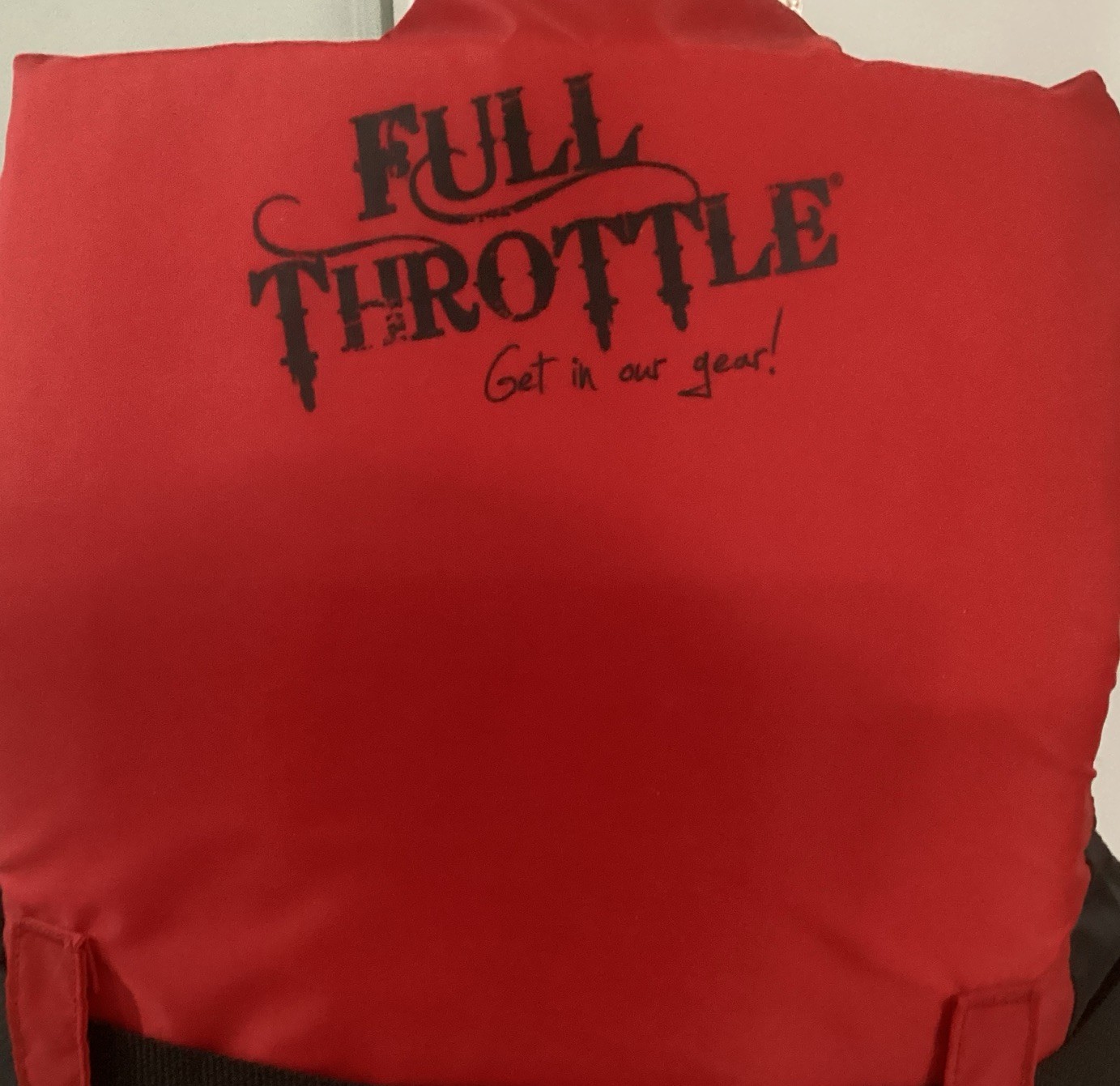 Full Throttle Life Jacket Red Adult’s S/M, Chest 32-40, over 90 lbs. New