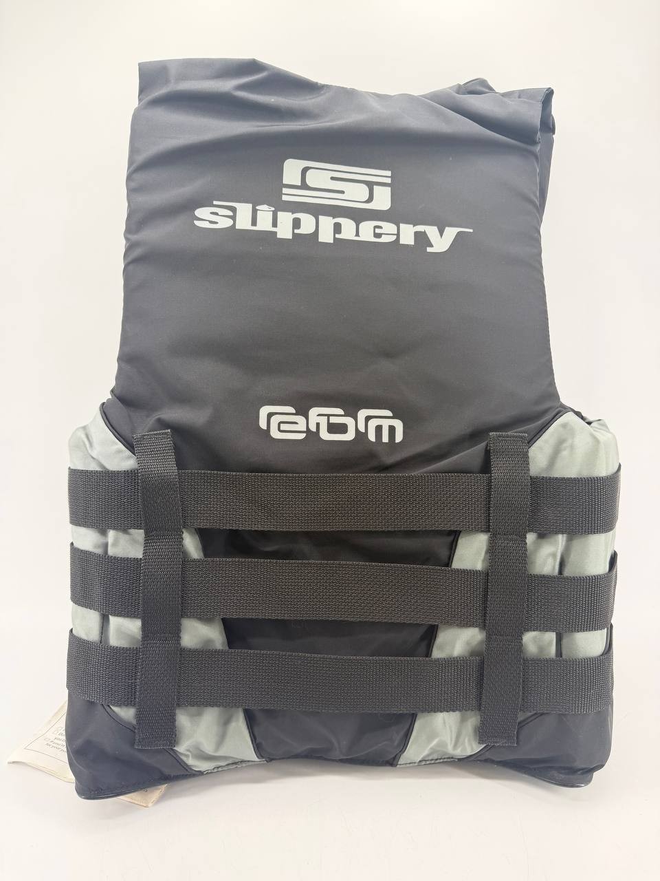 Slippery Wetsuits Type III PFD Life Jacket Gray Black Adult Size M New