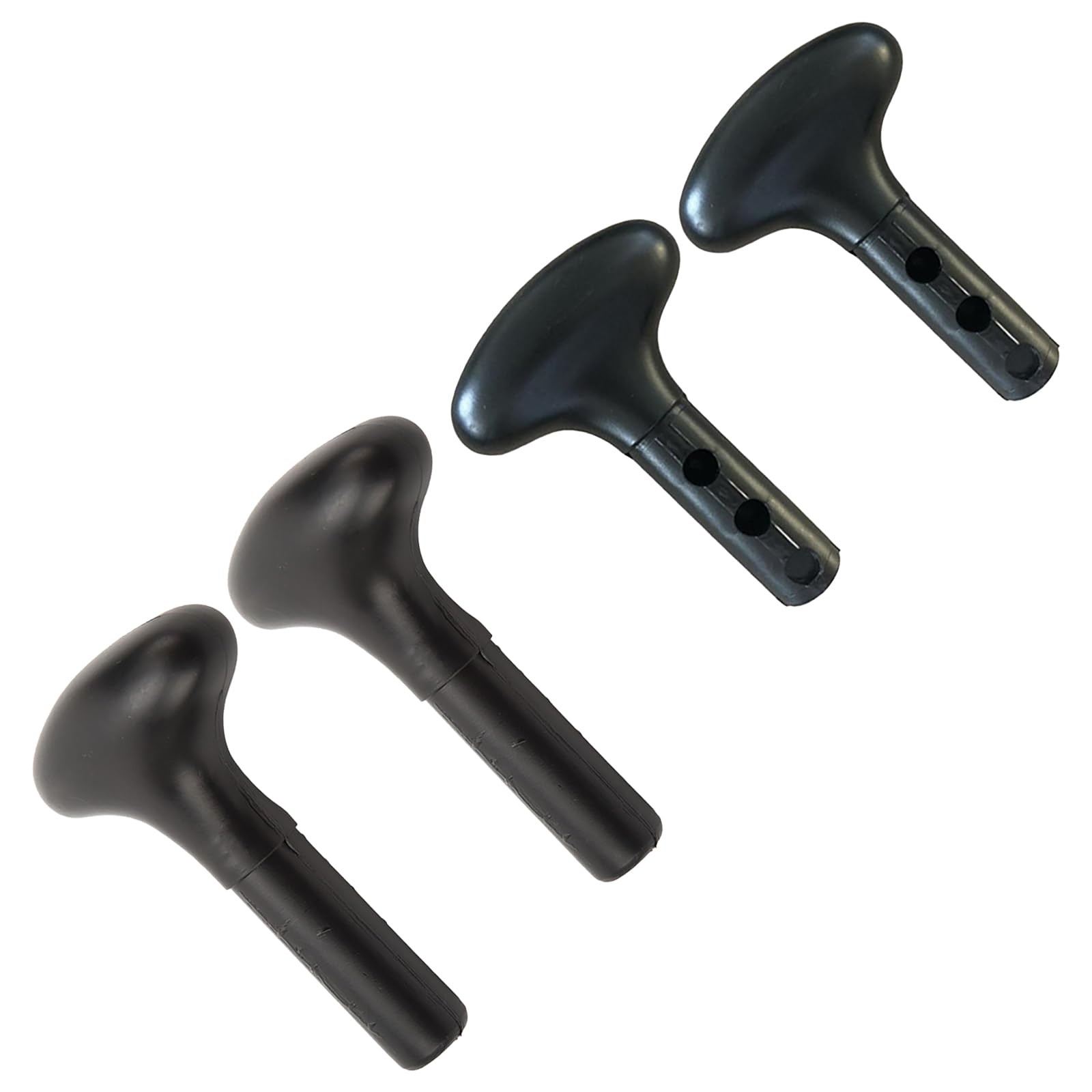 2pcs Kayak Canoe T Paddle Handle, T-Curved Ergo Handle, SUP Paddle Replacement H