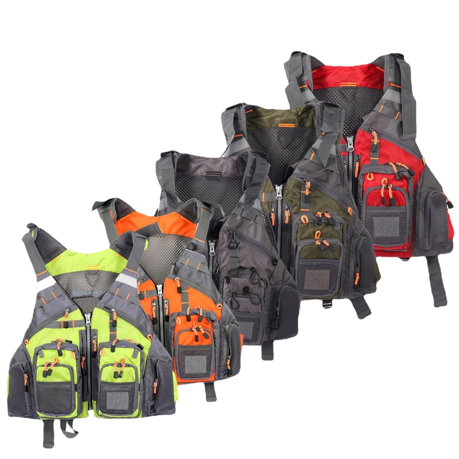 YANCHENLI Multifunctional Kayak Life Jackets for Adults – Fishing, Multi Pock…