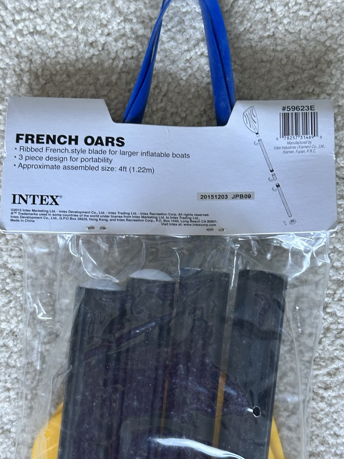 Intex French Oars (1 Pair) 48” – New In Package