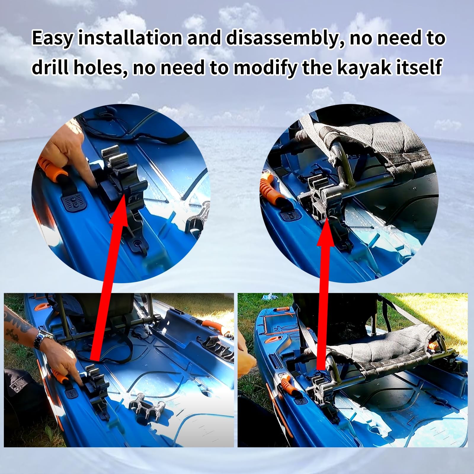 Kayak Seat Risers Compatible with Yukon and Teton Pro Kayaks