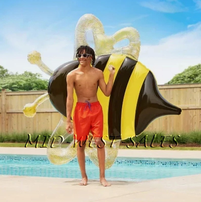 Member’s Mark OVERSIZED Bumble Bee Float Pool, Beach, Lake, Over 5.5 Feet