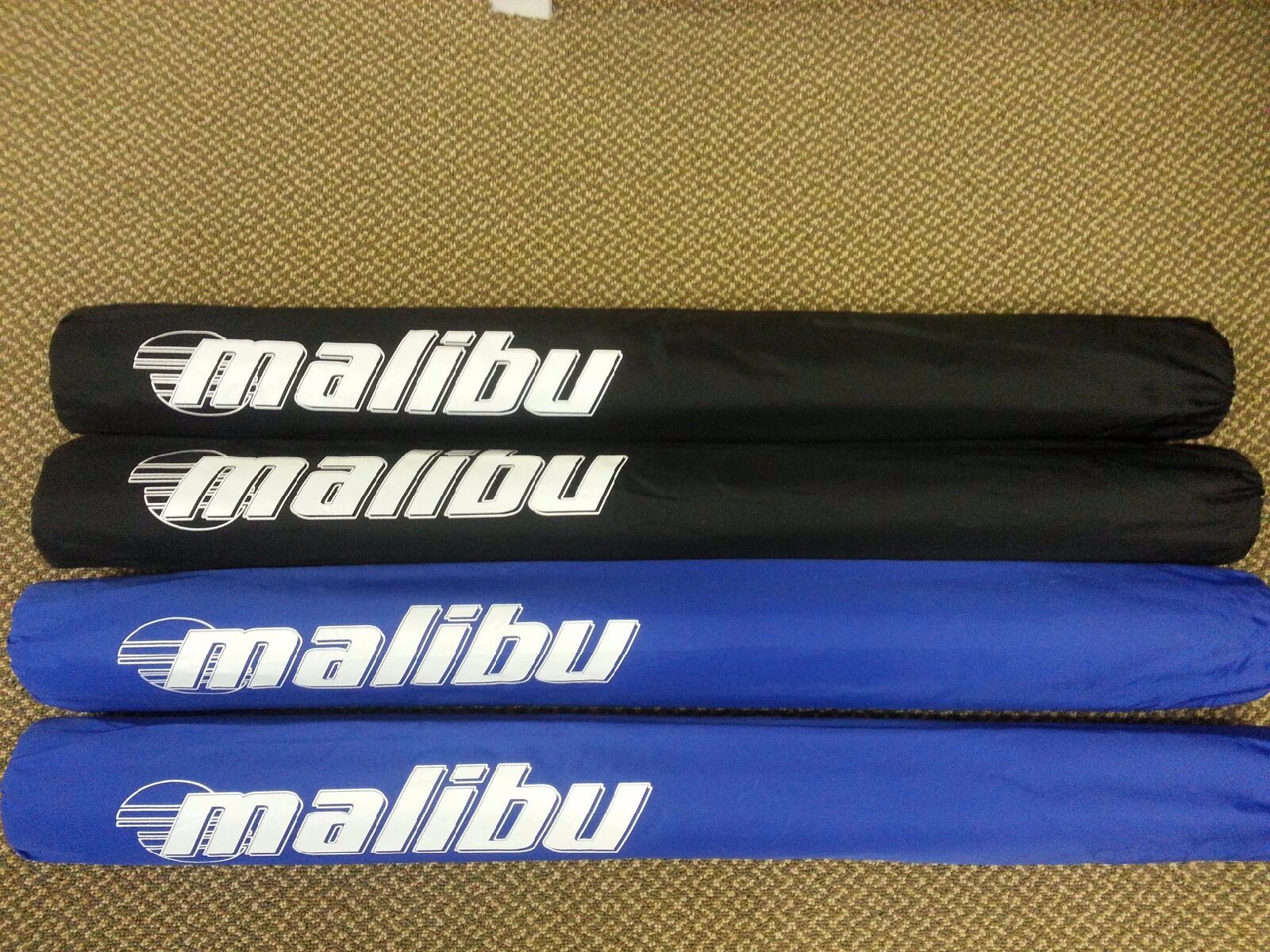 36″ Malibu 2 3/8″ Trailer Guide Boat Pads PVC Post Covers Sold in Pairs – Black