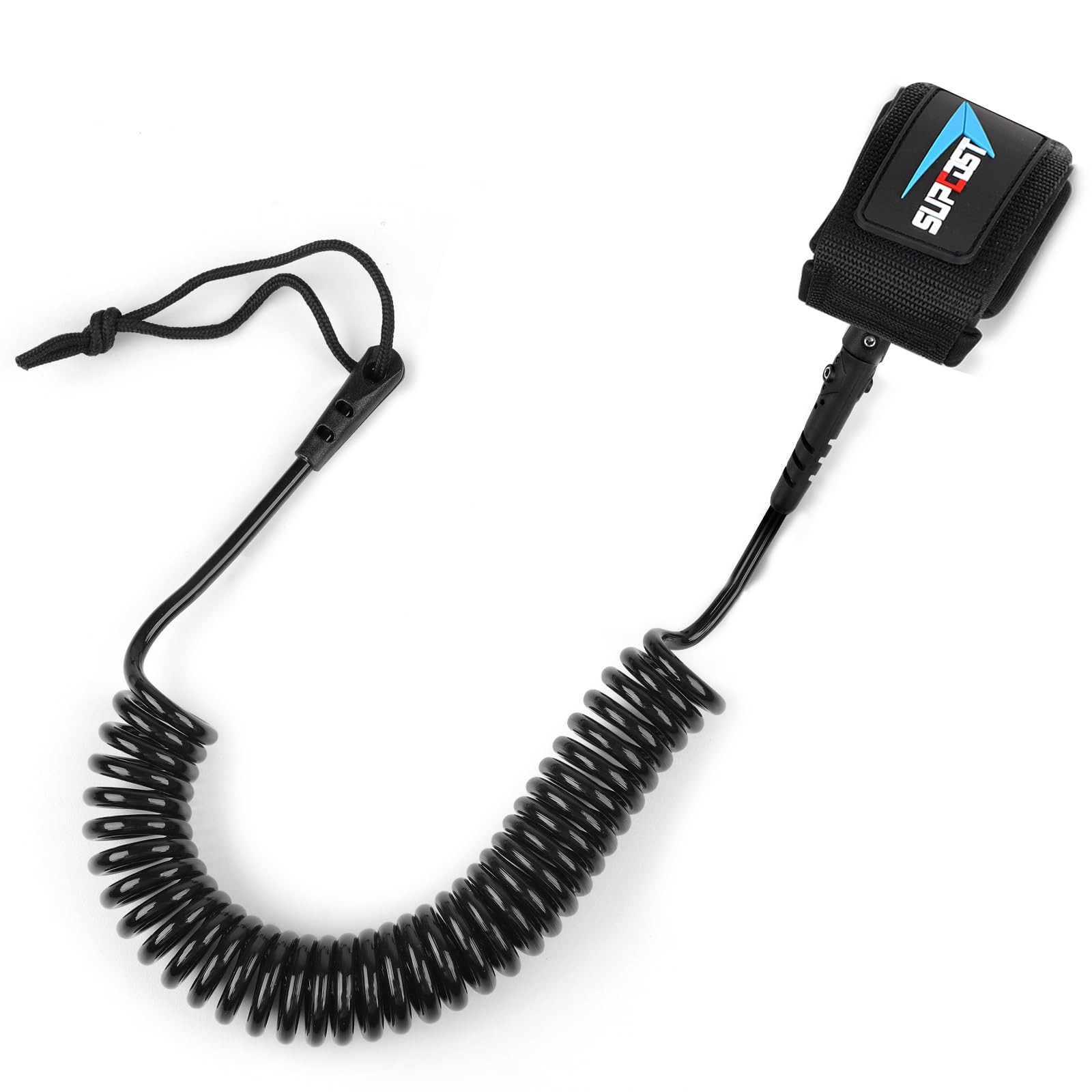 10 Ft Surf Board Leash, 5.5Mm/7.0Mm Thick Urethane Coiled Paddle Board Leash. Co