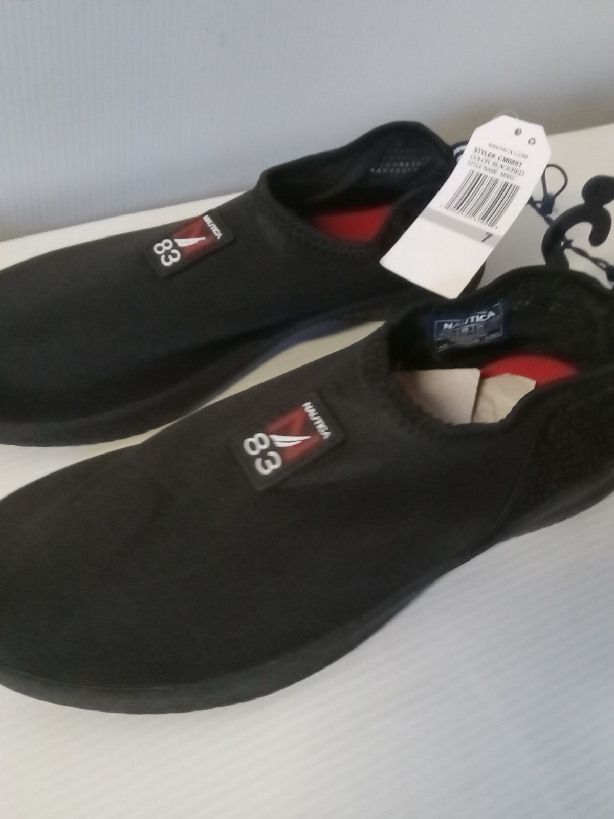 Nautica Kids size 7 Athletic Water Shoes Aqua “marc” Slip-on Sandals (☆#00t)