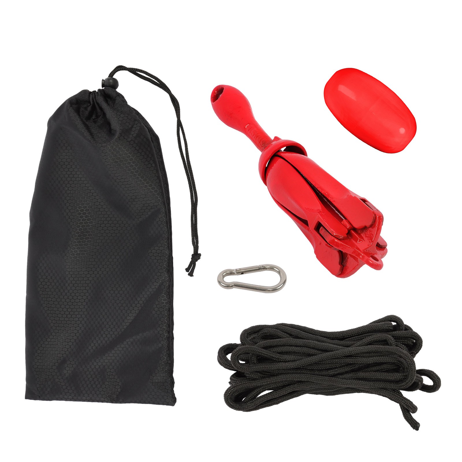 For Canoe Kayak Raft Boat Folding Grapnel Anchor Kit 1.5LB/3.3LB/5.5LB/7.05LB