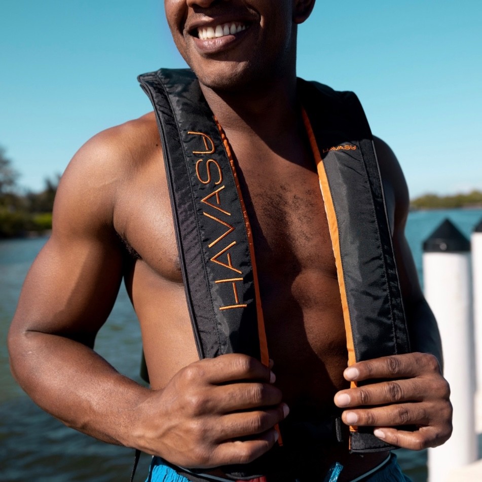Transport Canada Approved Inflatable PFD Havasu 24g CO2 Life Vest, Floatation