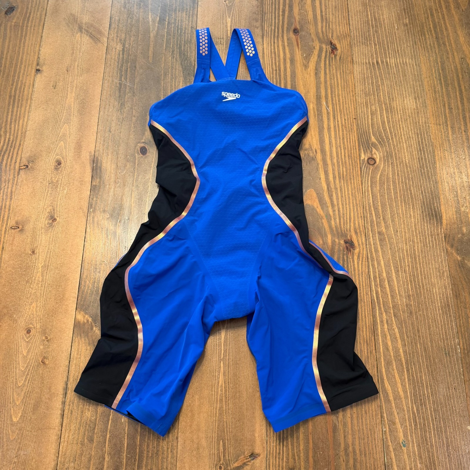 Speedo Fastskin LZR Pure Intent 2.0 Kneeskin Open Back Womens 25 Blue *READ*