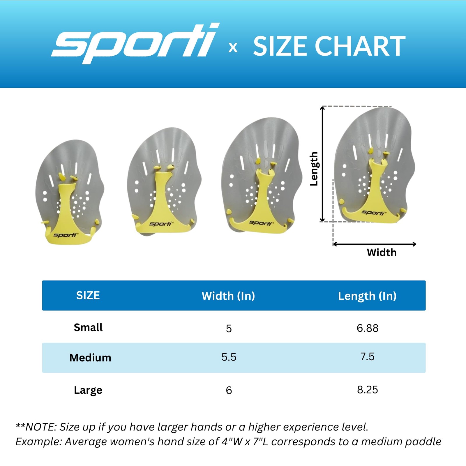Swim Paddles (Medium)