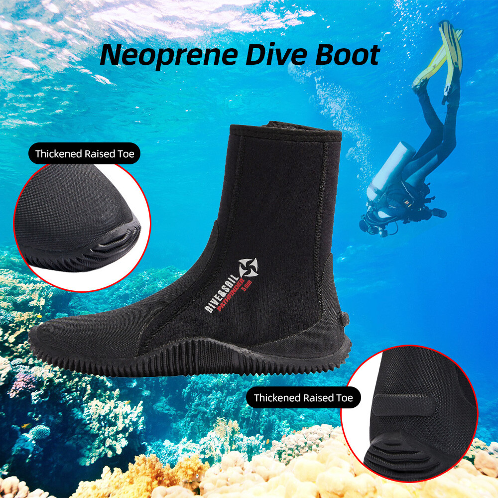 Neoprene Dive Boots -slip Surf Booties Diving Boots for Sailing K2W2
