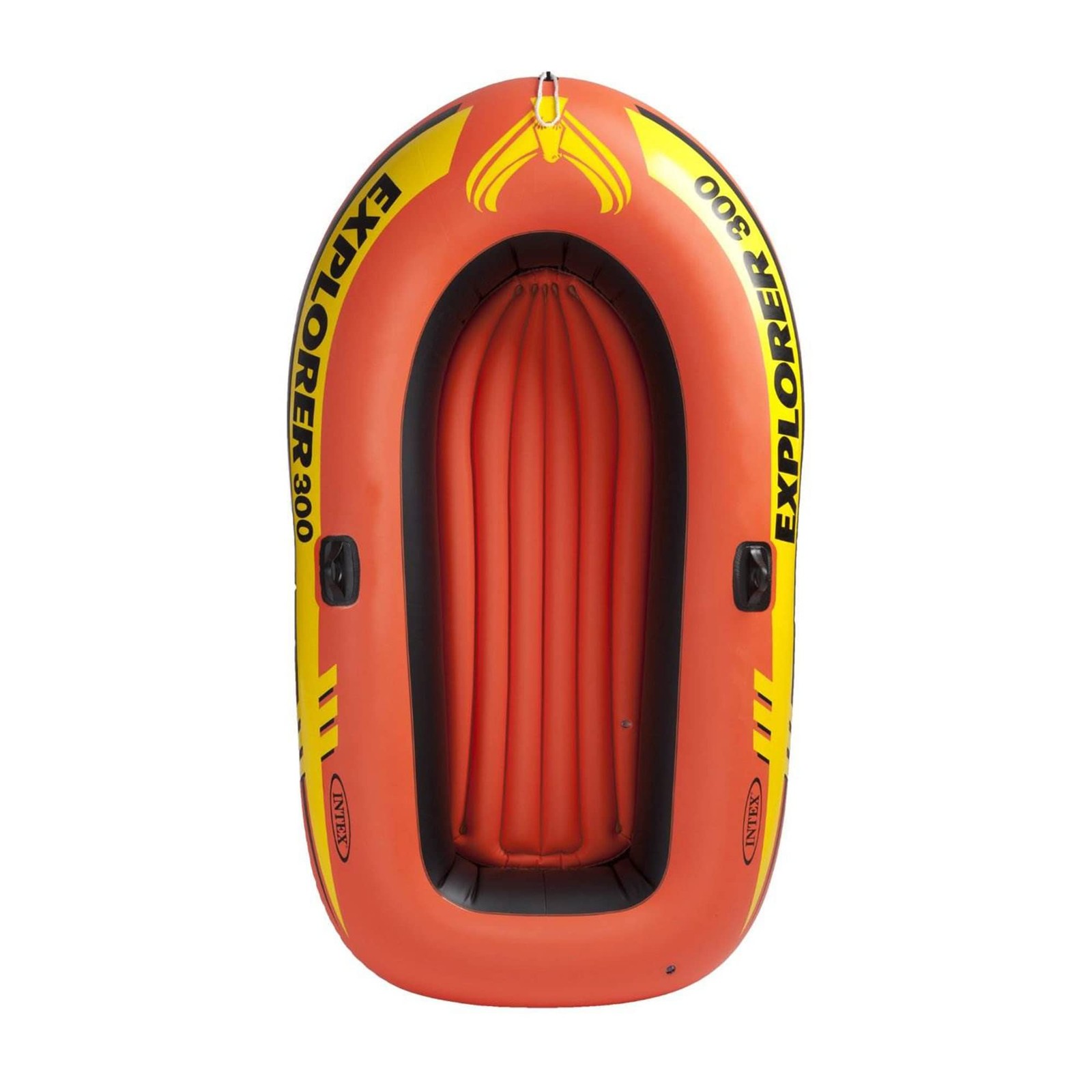 INTEX 58332EP Explorer 300 Inflatable Boat Set: Includes 3 Person, Yellow
