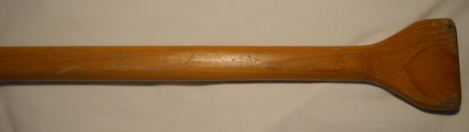 Vintage Canoe Paddle Wood 60” Feather Brand One Piece Of Wood
