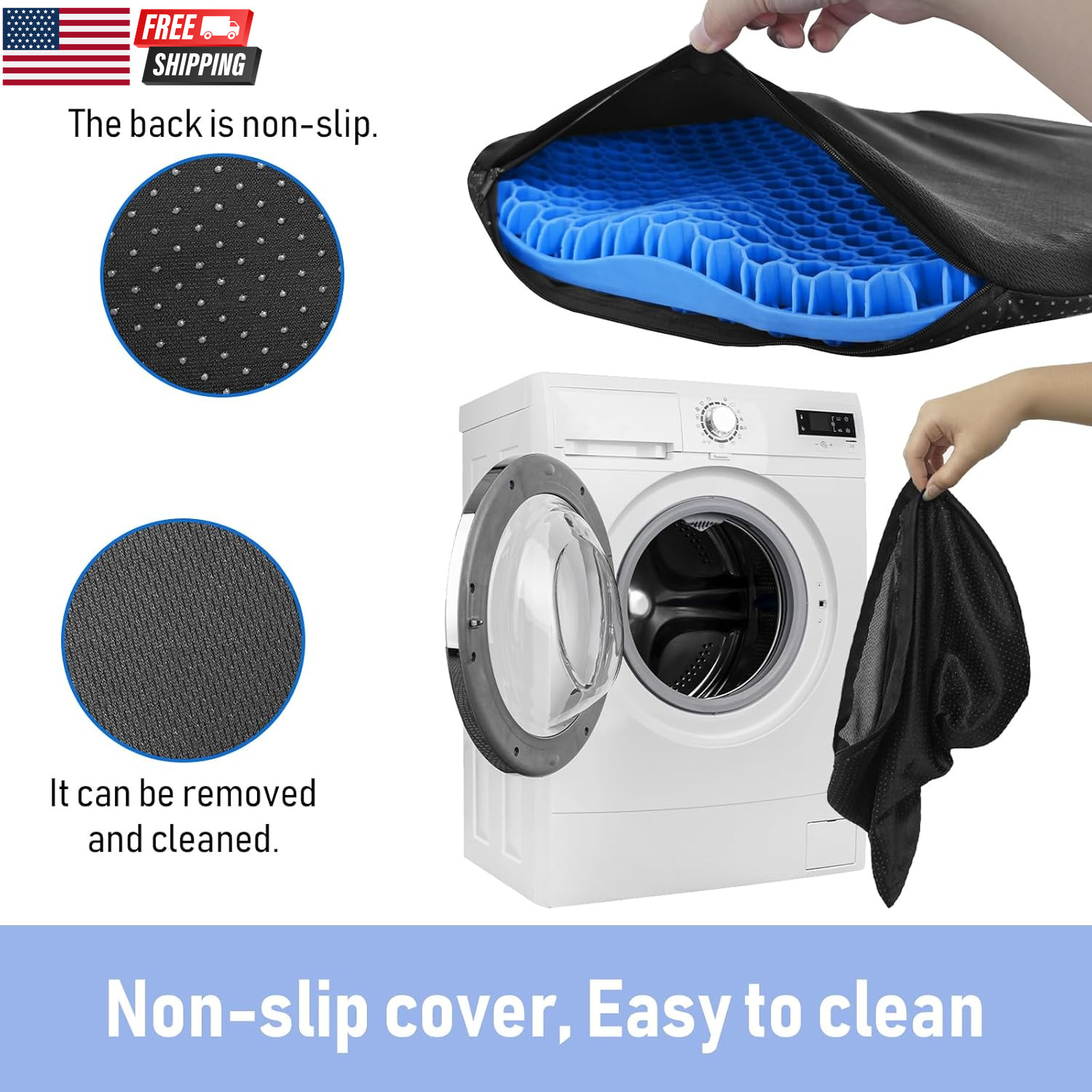Anti-Slip Kayak Seat Cushion – Waterproof Thicken Gel Boat Kayak Canoe Rowing St
