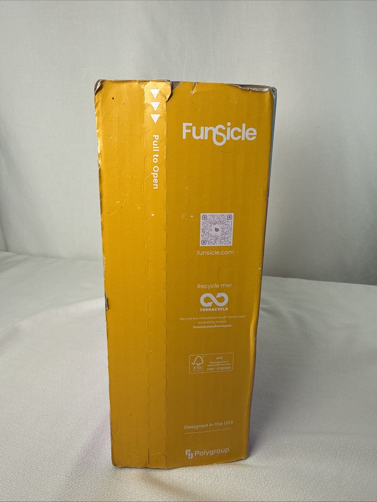 FunSicle Cloud Escape Mat Multicolor Inflatable Float 72x32x10in Supports 220lbs