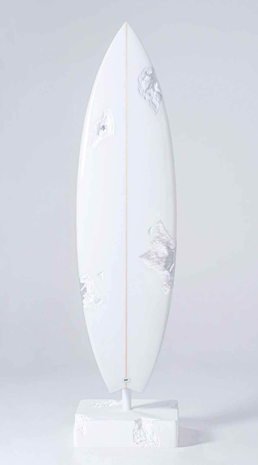 Daniel Arsham Hayden Shapes 2021 Eroded Surfboard Rare Limited Edition 134 / 500