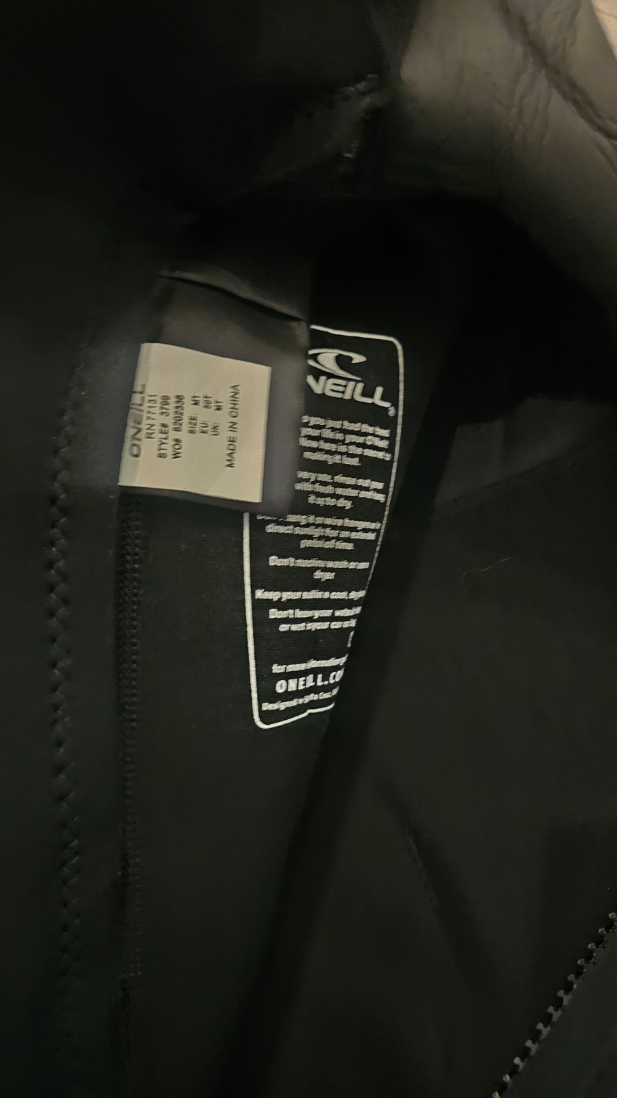 O’Neill Reactor 2mm Men’s Spring Suit Wetsuit Black Gray Style #3799 Medium Tall