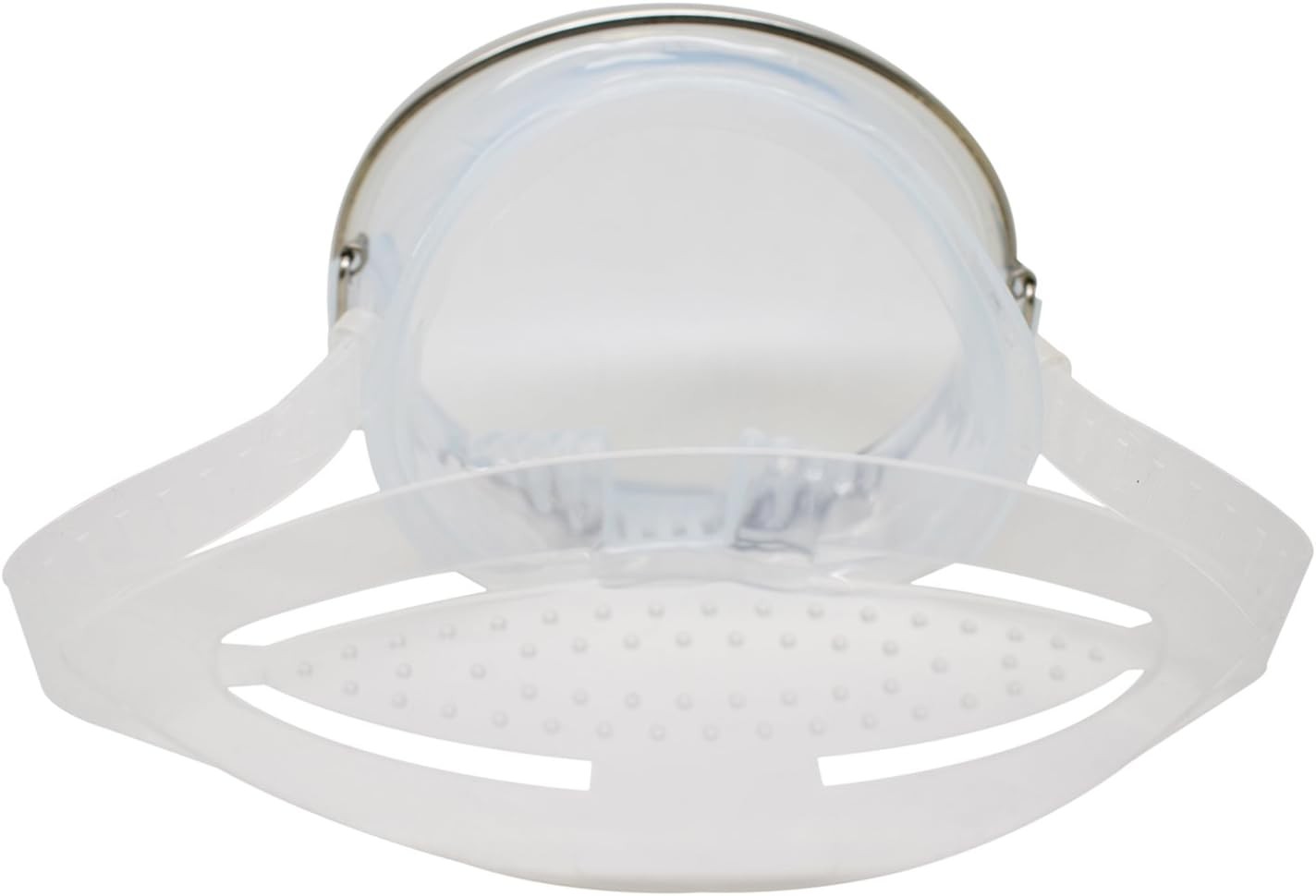 Scuba Diving Mask, Oval Tempered Glass Snorkel Mask with one, Clear