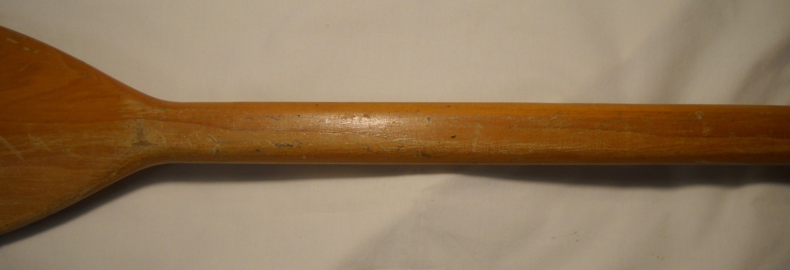 Vintage Canoe Paddle Wood 60” Feather Brand One Piece Of Wood