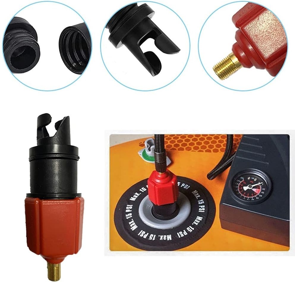 Paddle Board Pump Adapter with 4 Nozzles