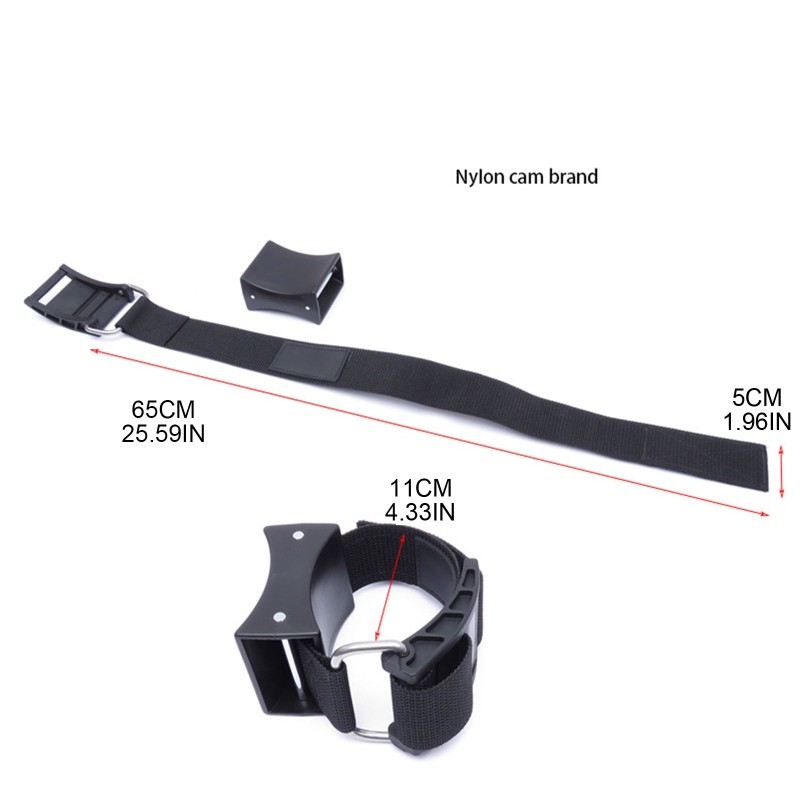 1Piece BCD for Tank Band Belt Cam Buckle Rope Scuba Diving Scuba for Tank Cylind