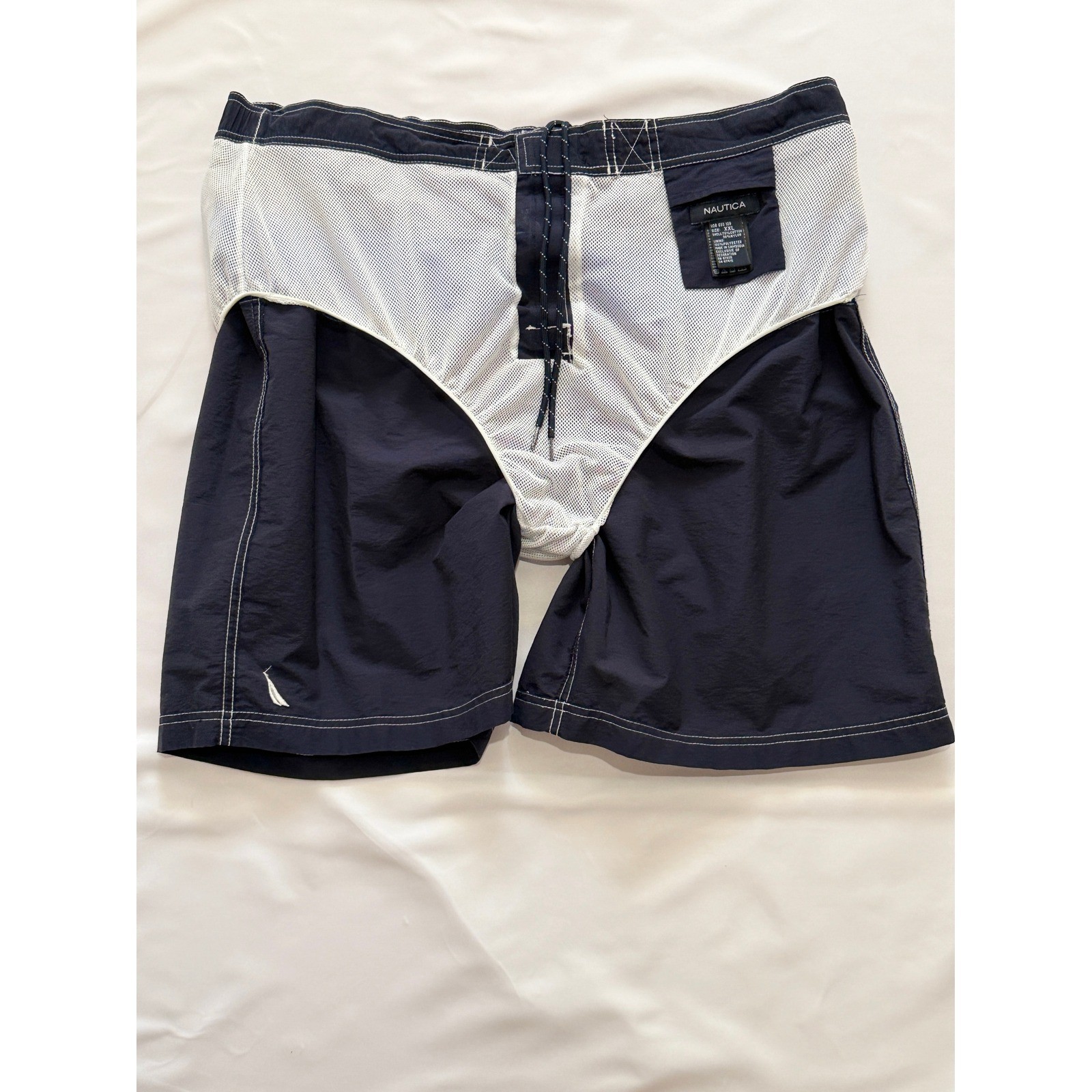 Nautica Mens XXL Blue Swim Trunks Excellent