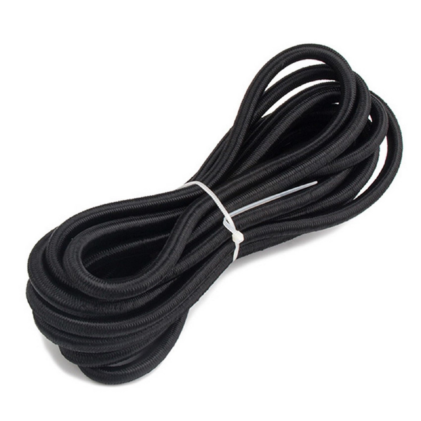 1/4 Inch x 26 Ft Black Shock Cord Bungee Rope Kayak Boat Deck Rigging Line