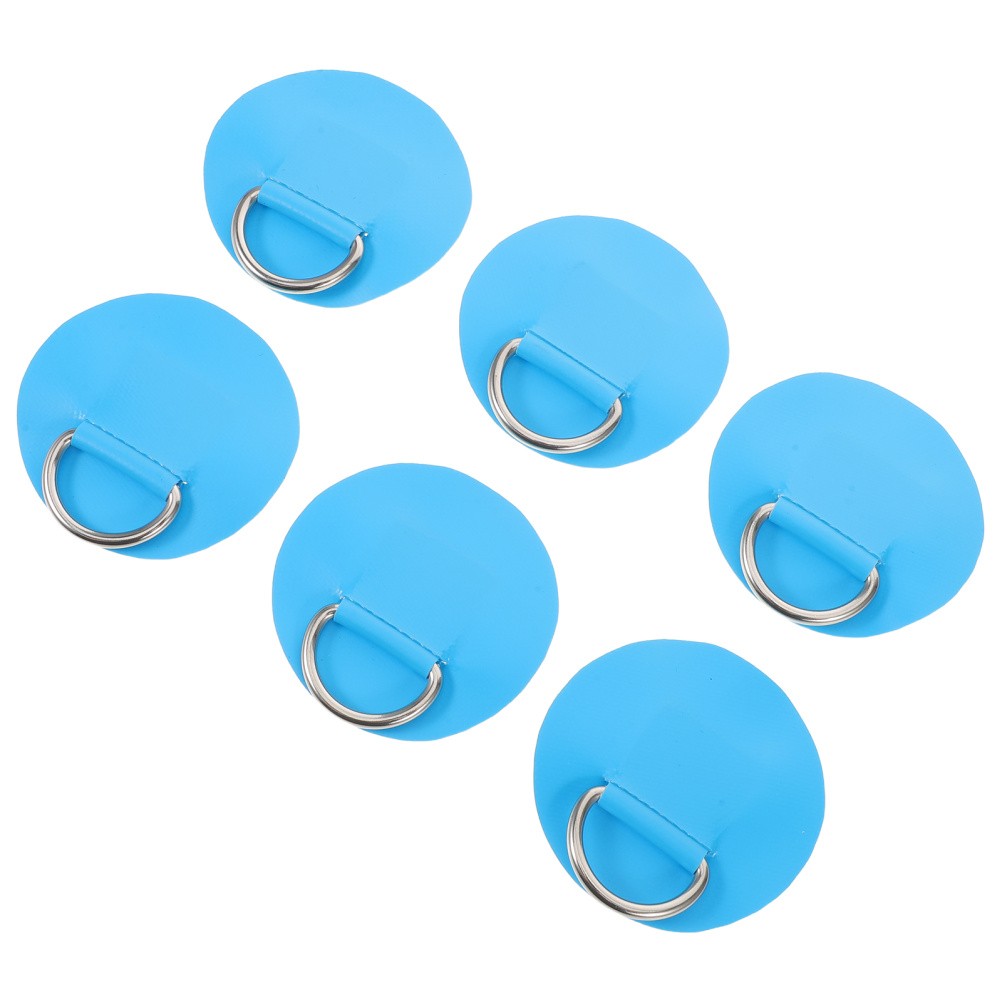 6 Pcs Kayaking Elastic Ring Inflatable Paddle Board Rings Canoe Fixing Clip