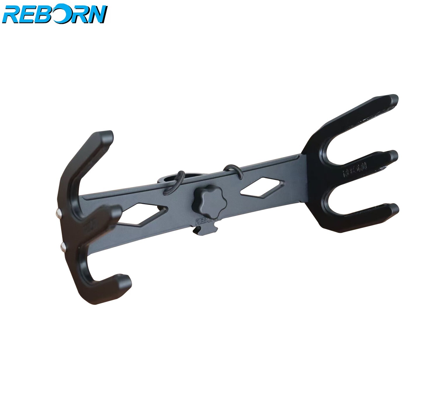 Reborn 2025 Pro2 OR Ski Rack Sandblasting Matt Black Angle Free