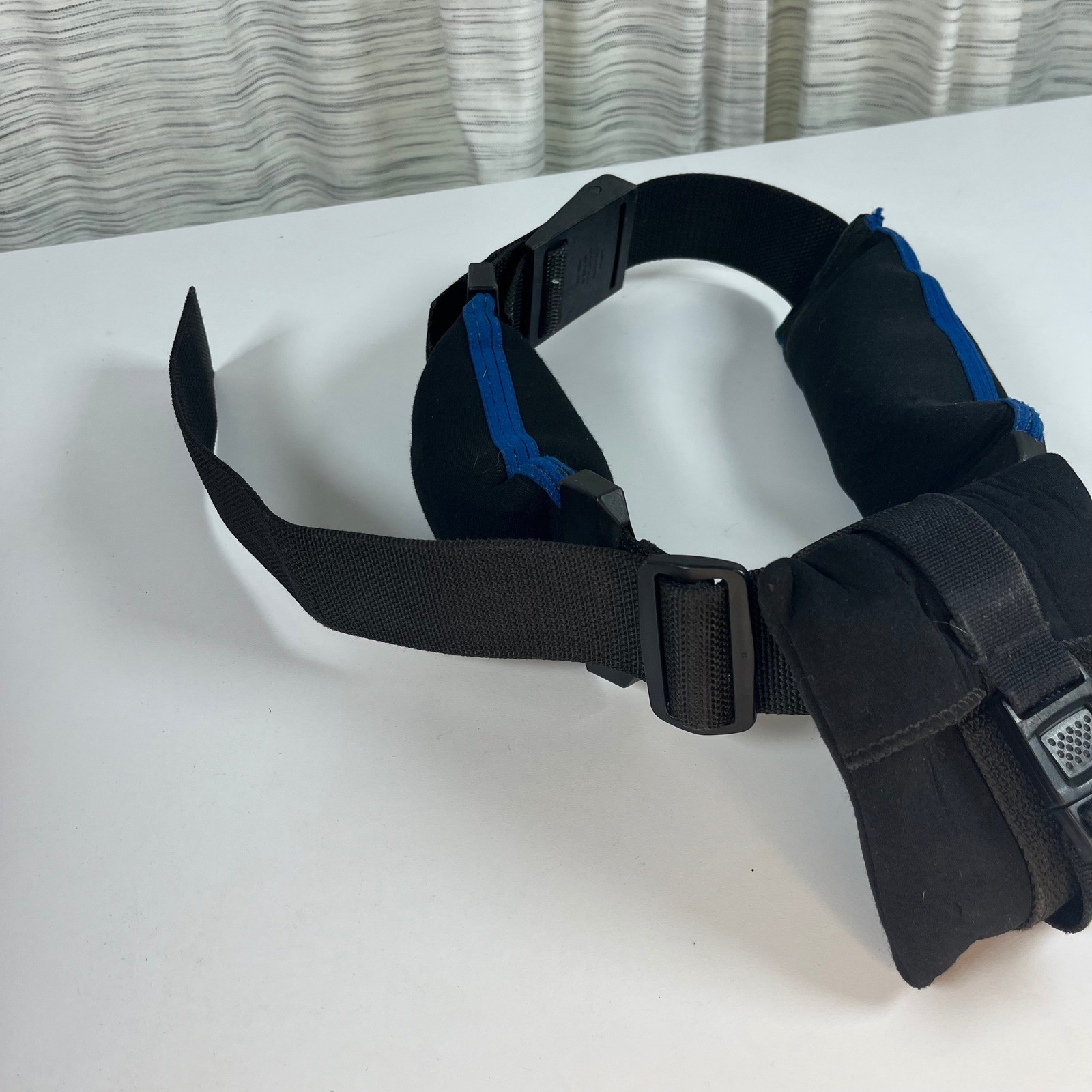 Seasoft Scuba Diving Weight Belt Black Blue Size 8 Padded Pockets 9lbs 2oz