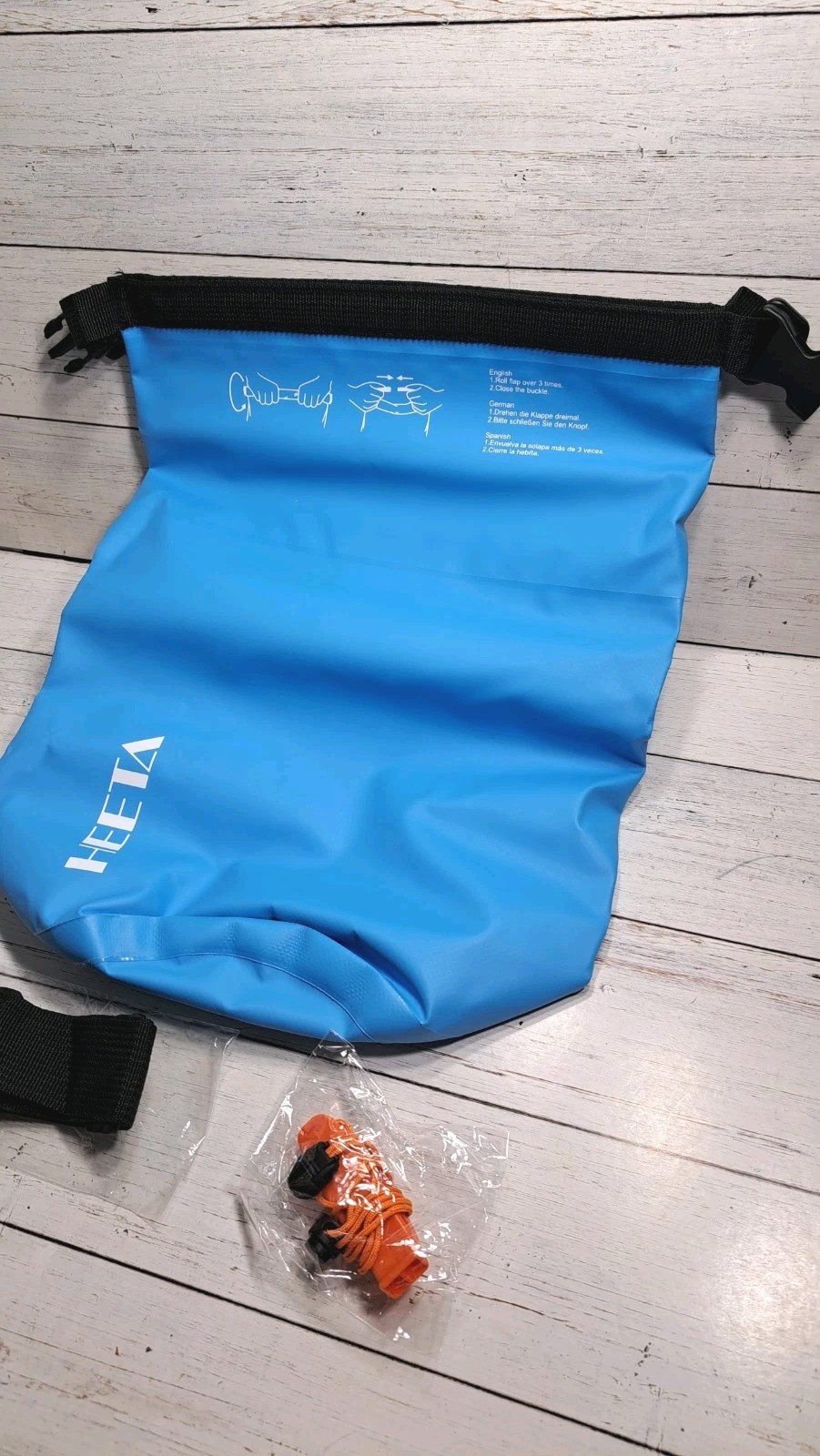 Waterproof Dry Bag 5L Roll Top Lightweight Dry Storage Bag Backpack with…