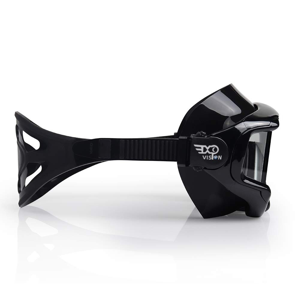 Scuba Diving Mask Tempered Glass Lens Swim Goggles Snorkeling Panoramic View