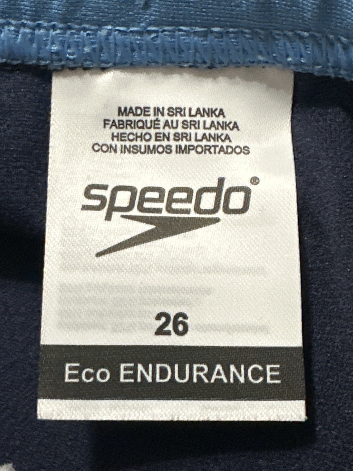 Speedo Eco Endurance Swim Briefs Youth Boy Size 26 AzureBlue Vibe Collection NWT