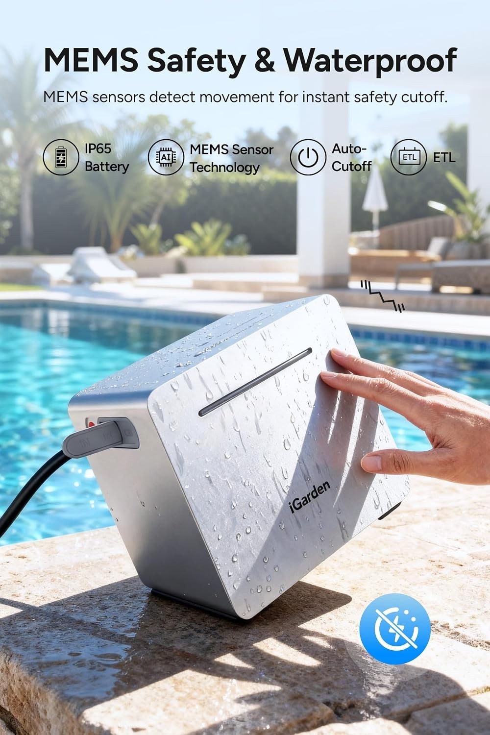 iGarden Portable Pool Swim Jet Current Machine App Control 790 GPM