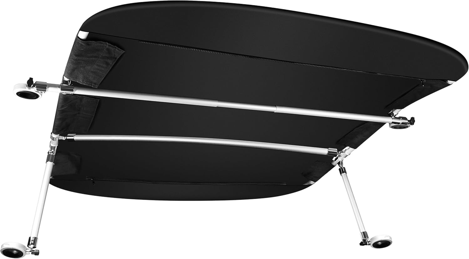 Universal Wakeboard Tower Boat Bimini Top -600D Bimini Top Canvas Frame & Clamps