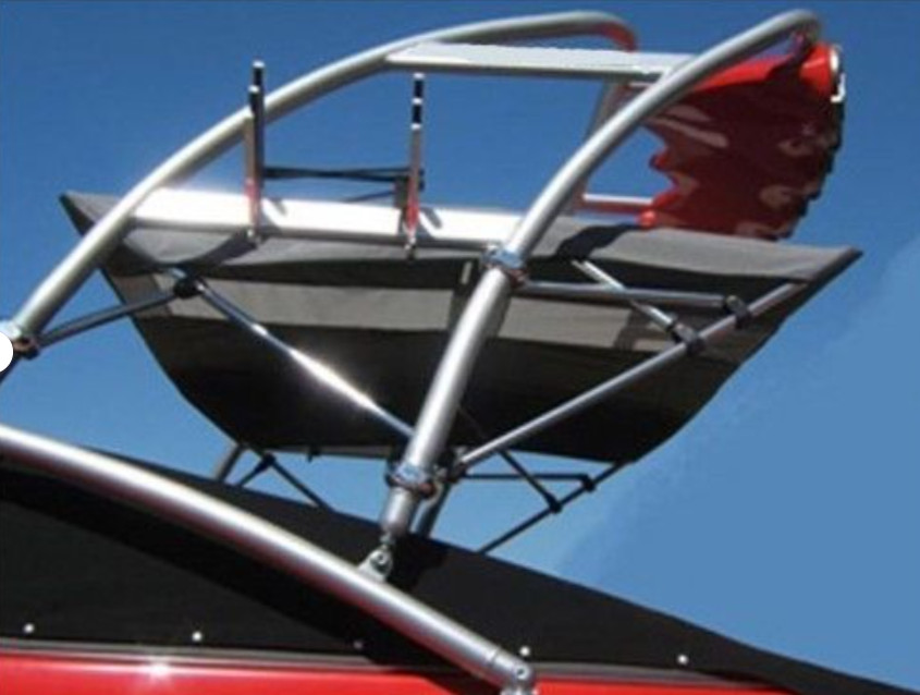 2 each aluminum wakeboard tower bimini top clamp 1 7/8 inside diameter