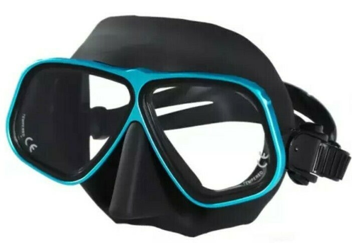 Tempered Glass Low Volume Freedive Dive Spearfishing Mask Goggles