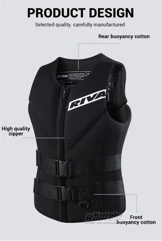 Adult Life Jacket Vest Kayak Wakeboard Ski Surf Water Sports Rescue Boat