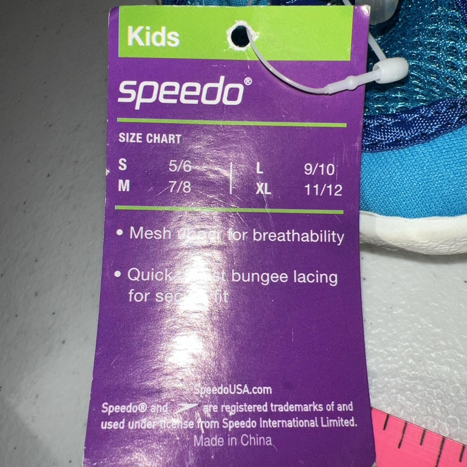 Speedo Water Swim Boat Shoes Surf Toddler Kids Boy Size Small 5/6 NWT