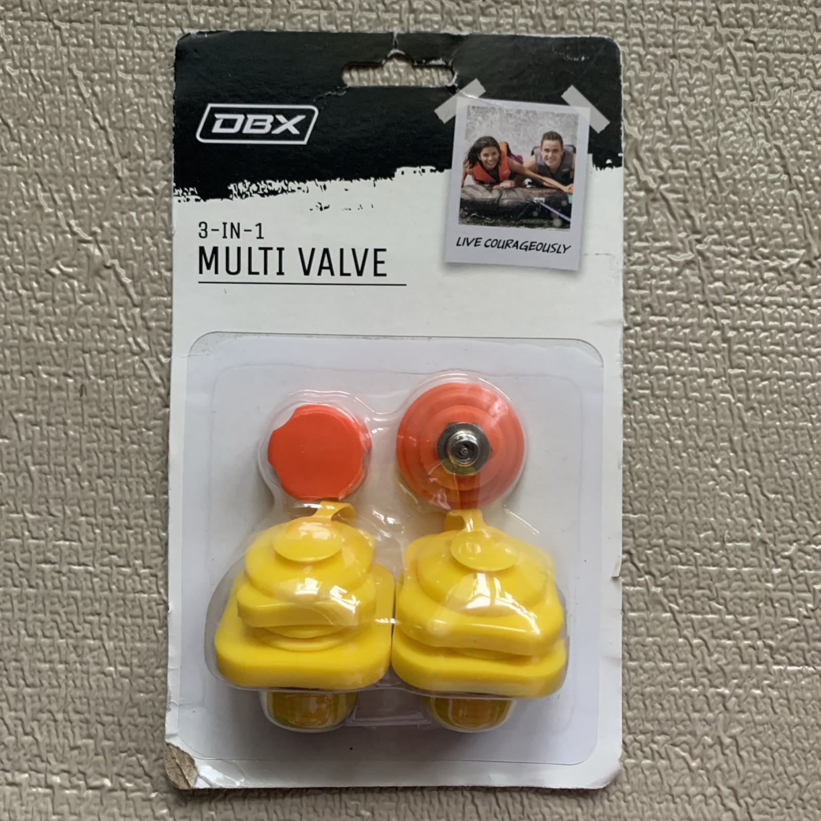 DBX 3-IN-1 Multivalve For Inflatable Boats Rafts Kayaks and Towable Tubes New