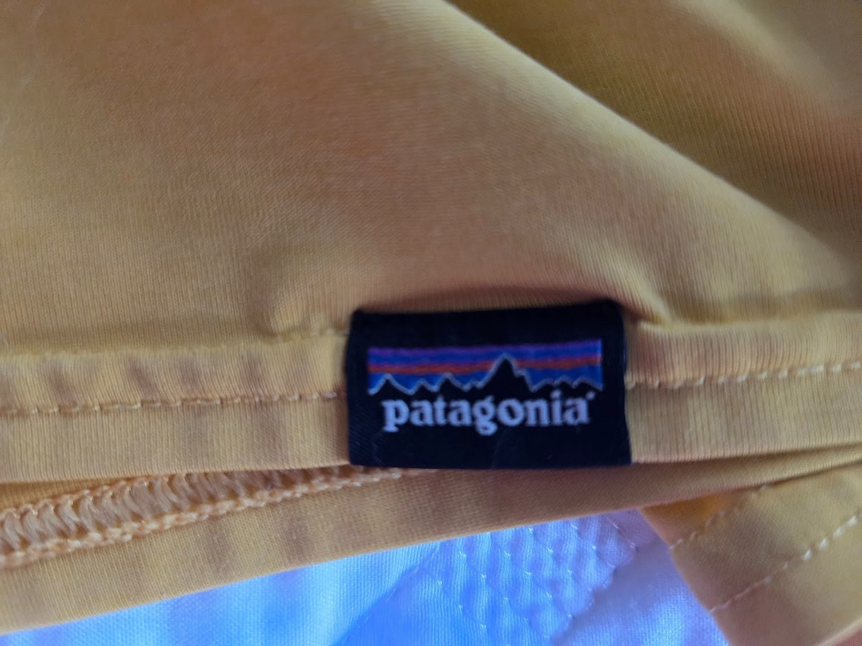 Patagonia Men’s 2XL Surf Activism Rash Guard Yellow EUC