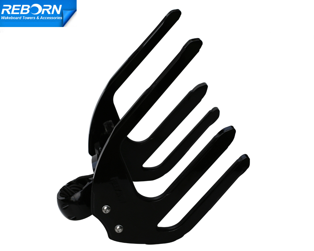 Reborn Pro 2 Quick Release Kneeboard / Wakeboard Combo Tower Rack Black 5Yr Wrty