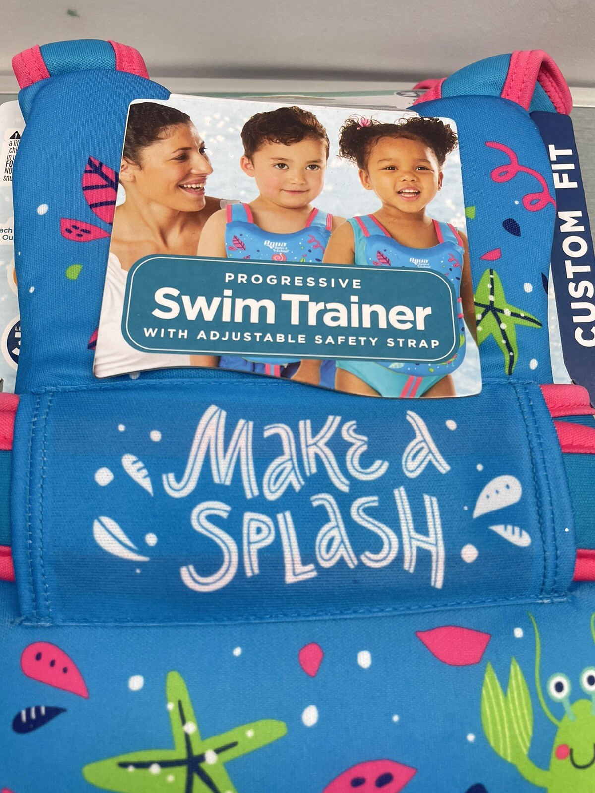 Swim School Progressive Swim Trainer Level 3 Safety Vest Ages 3-5 Max 38 lbs